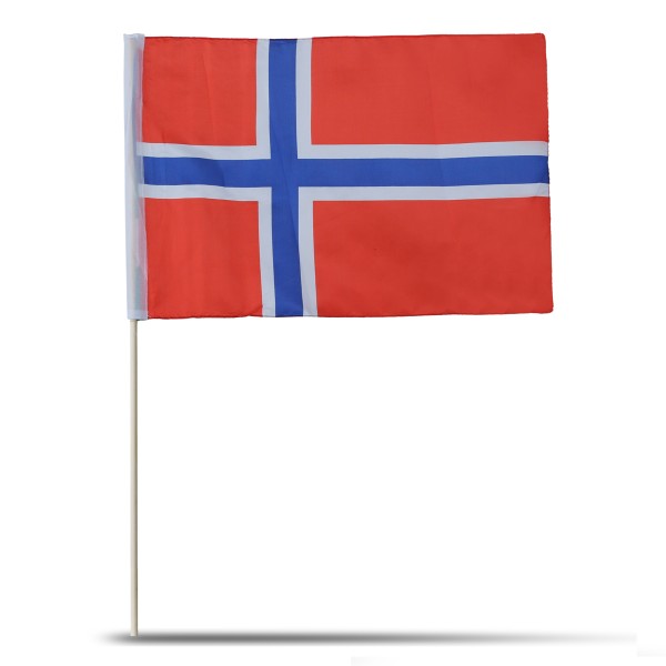 Sonia Originelli 10er Set Fahne Flagge Winkfahne "Norwegen" Norway Handfahne EM WM Blitzangebot