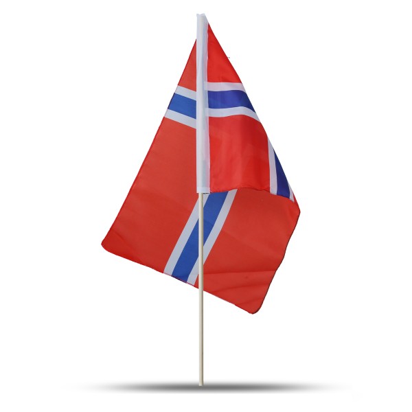 Sonia Originelli 10er Set Fahne Flagge Winkfahne "Norwegen" Norway Handfahne EM WM Blitzangebot