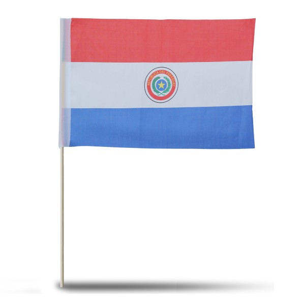 Sonia Originelli 10er Set Fahne Flagge Winkfahne "Paraguay" Handfahne EM WM Saisonale Angebote