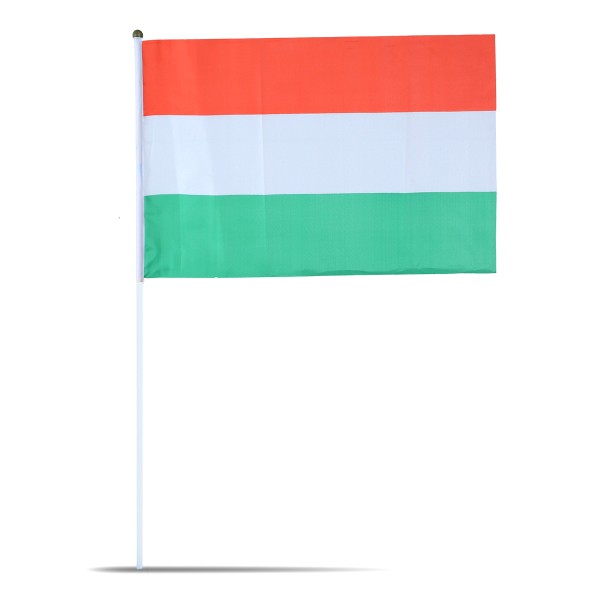 Sonia Originelli 10er Set Fahne Flagge Winkfahne "Ungarn" Hungary Handfahne EM WM Tägliche Deals