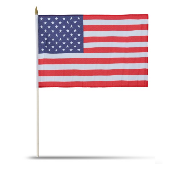 Sonia Originelli 10er Set Fahne Flagge Winkfahne "USA" Amerika Handfahne EM WM Riesige Ersparnisse