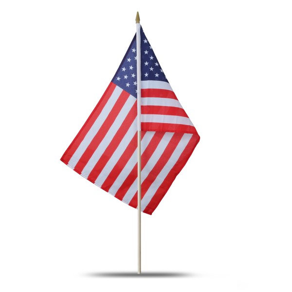 Sonia Originelli 10er Set Fahne Flagge Winkfahne "USA" Amerika Handfahne EM WM Riesige Ersparnisse