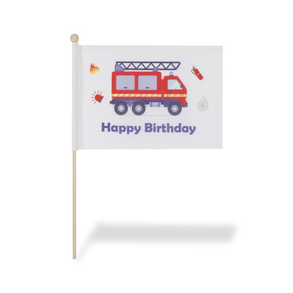 Sonia Originelli 2 er Set Tischfähnchen "Feuerwehr" Happy Birthday Geburtstag Begrenzte Freigabe