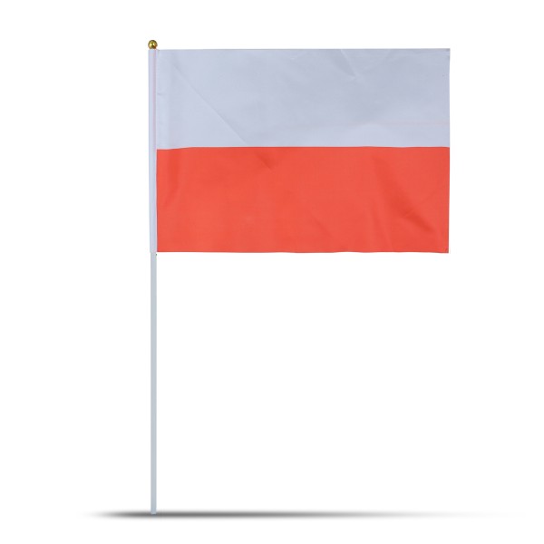 Sonia Originelli 10er Set Fahne Flagge Winkfahne "Polen" Poland Polska Handfahne EM WM Super Rabatt