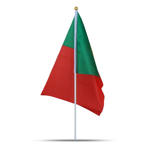 Sonia Originelli 10er Set Fahne Flagge Winkfahne "Portugal" Handfahne EM WM Riesige Rabatte
