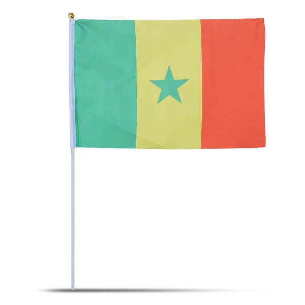 Sonia Originelli 10er Set Fahne Flagge Winkfahne "Senegal" Handfahne EM 50% Rabatt für begrenzte Zeit