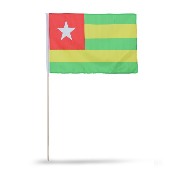 Sonia Originelli 10er Set Fahne Flagge Winkfahne "Togo" Handfahne EM WM Verkauf