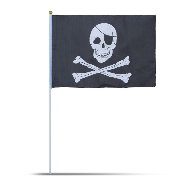 Sonia Originelli 10er Set Fahne Flagge Winkfahne "Totenkopf" Skull Handfahne EM WM Angebote
