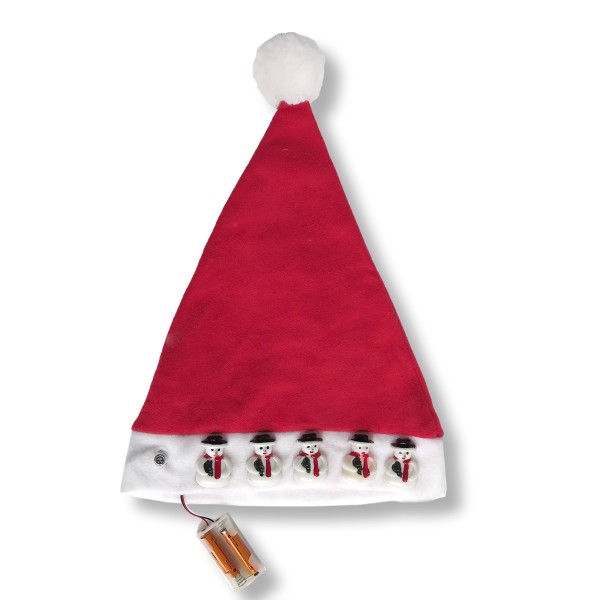 Sonia Originelli Weihnachtsmütze "Blinklicht" Schneemann Begrenztes Angebot