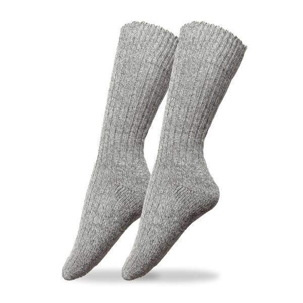 Sonia Originelli 3 Paar Norweger Woll-Socken grau meliert unisex Osterangebot