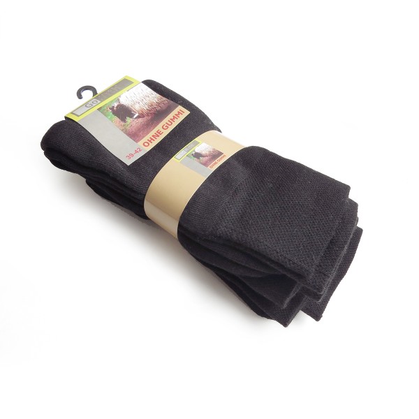 Sonia Originelli 3 Paar Thermosocken mit leichtem Innenplüsch mollig warm schwarz unisex ohne Gummi Vatertagsangebot