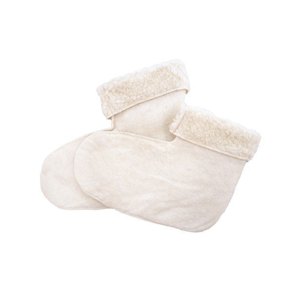Sonia Originelli Hüttensocken Schuhe Überzug Wärme Socke Teddyfell Lagerräumung