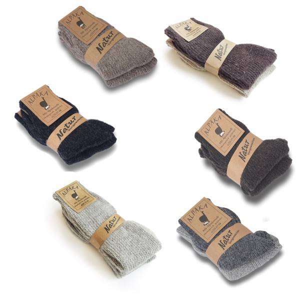 Sonia Originelli 2 Paar Kindersocken Alpaka Umschlag Schaf Wolle Große Rabatte
