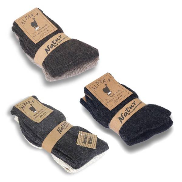 Sonia Originelli 2 Paar Kindersocken Alpakawolle 92% unisex Neuheiten