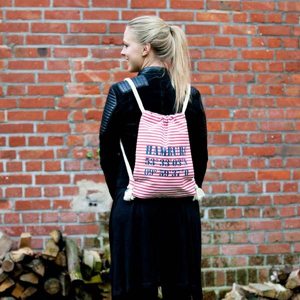 Sonia Originelli City-Turnbeutel "Norderney" Maritim Strand Beach Rucksack Letzte 2 Tage