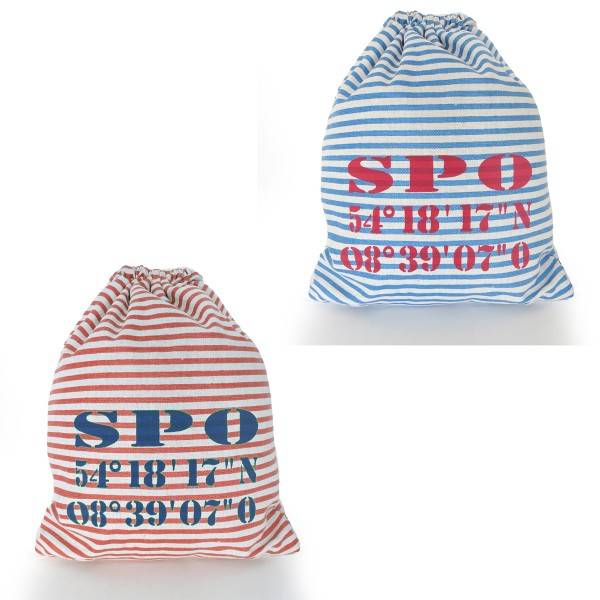 Sonia Originelli City-Turnbeutel "Sankt Peter-Ording" Maritim Strand Beach Rucksack Zeitbegrenzte Promotion