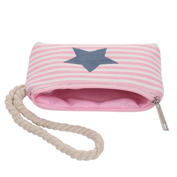 Sonia Originelli Geldbeutel "Stern" Mini Tasche Maritim Streifen Kordel Bis zu 55% Rabatt
