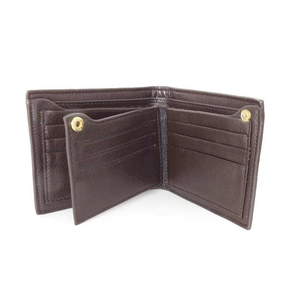 Sonia Originelli Herren Portemonnaie Geldbörse braun Leder schlicht Discount Store für neue Produkte