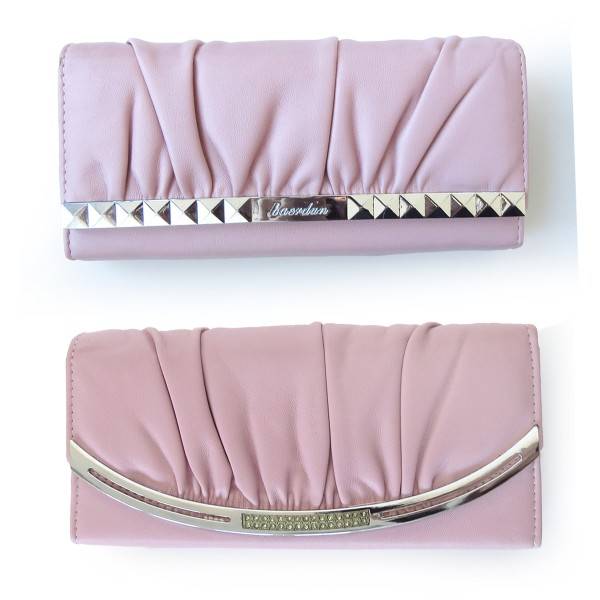 Sonia Originelli Kellner Portemonnaie Damen Geldbörse XL Clutch Tasche mit Kette Nur noch ein Tag übrig