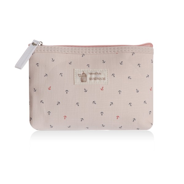 Sonia Originelli Kosmetiktaschen Set maritim Anker Clutch Täschchen Schminkbeutel Fabrikladen
