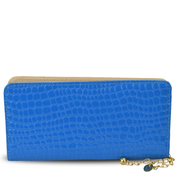 Sonia Originelli Portemonnaie Clutch Lackoptik glänzend Im Verkauf