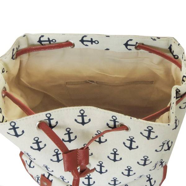 Sonia Originelli Rucksack Anker Maritim Bagpack kleine Ankersymbole Online