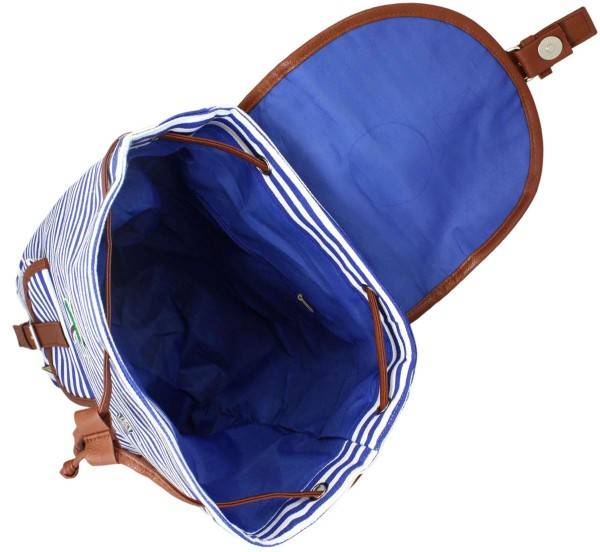 Sonia Originelli Rucksack maritim gestreift mit Patches Anker Outlet