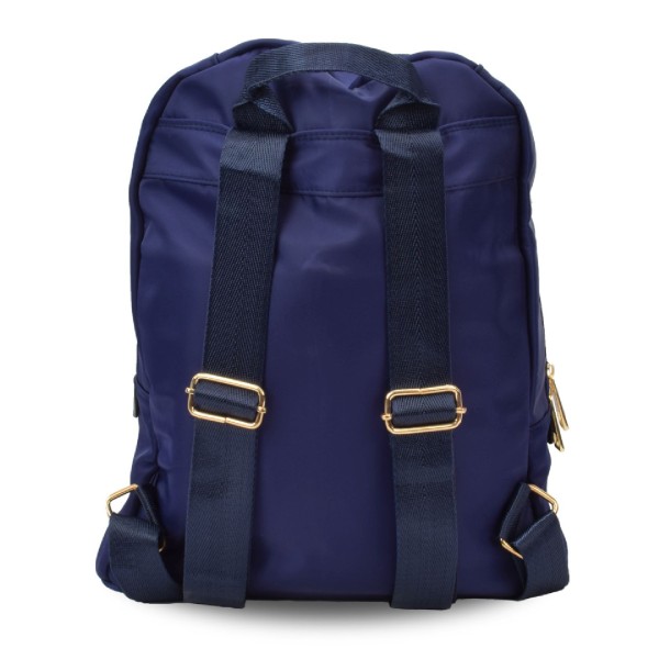 Sonia Originelli Rucksack unifarben Anker Symbol hochwertige Verarbeitung Laptop Fach Auslauf