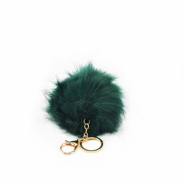 Sonia Originelli Schlüsselanhänger Bommel Tasche Fellpuschel Kunstpelz im Angebot