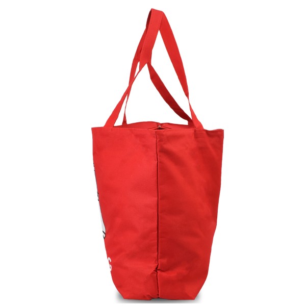 Sonia Originelli Shopper Hamburg Bestickung Tragetasche Einkaufsbeutel rot Limitierter Zeitrabatt