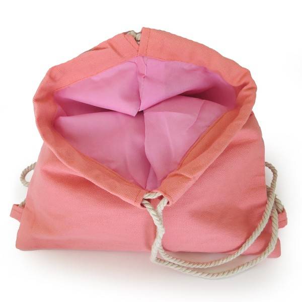Sonia Originelli Turnbeutel Gymbag unifarben Seilkordel Baumwolle Trend Begrenztes Angebot