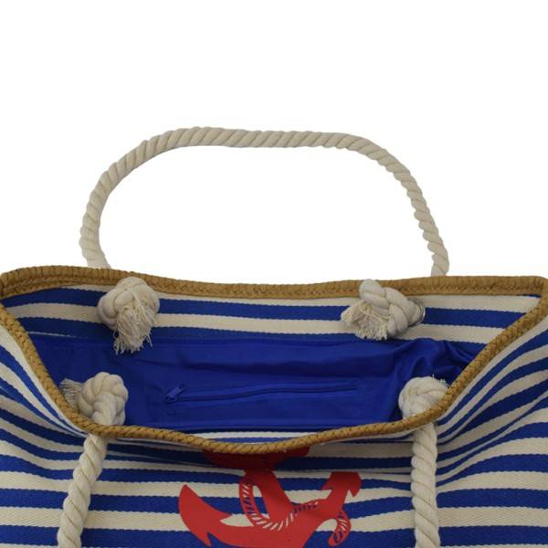 Sonia Originelli Strandtasche Beachbag Shopper Anker Maritim Streifen Kauf eins, bekomm eins gratis