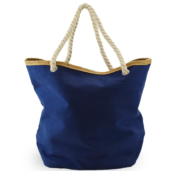 Sonia Originelli Strandtasche Shopper Anker Uni Bast Maritim gestreift Seilkordel Letzte 3 Tage