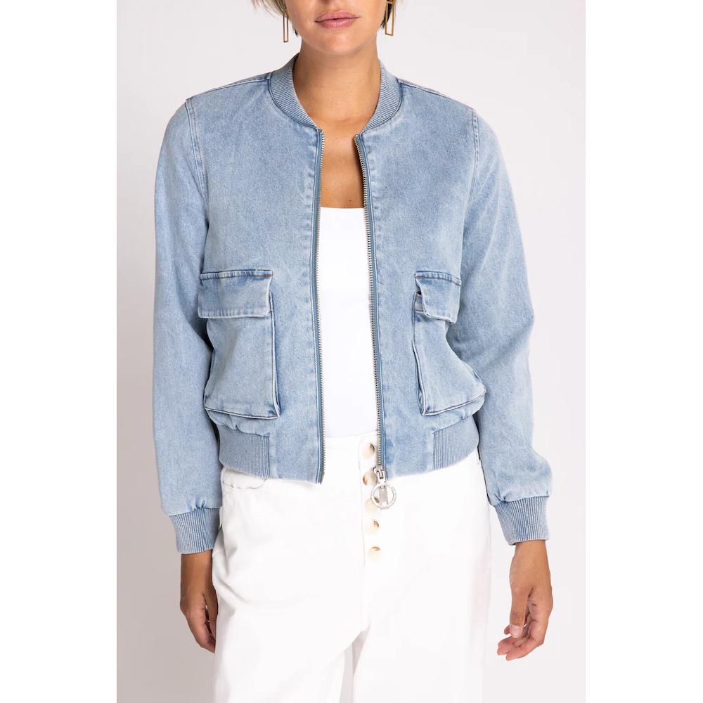 Zhrill Blouson in Unifarbe Cyber Monday