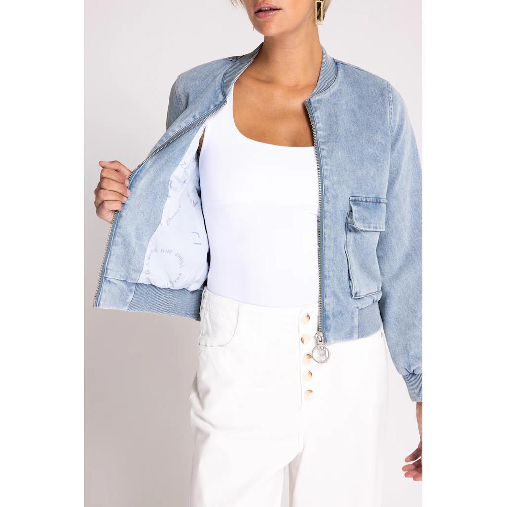 Zhrill Blouson in Unifarbe Cyber Monday
