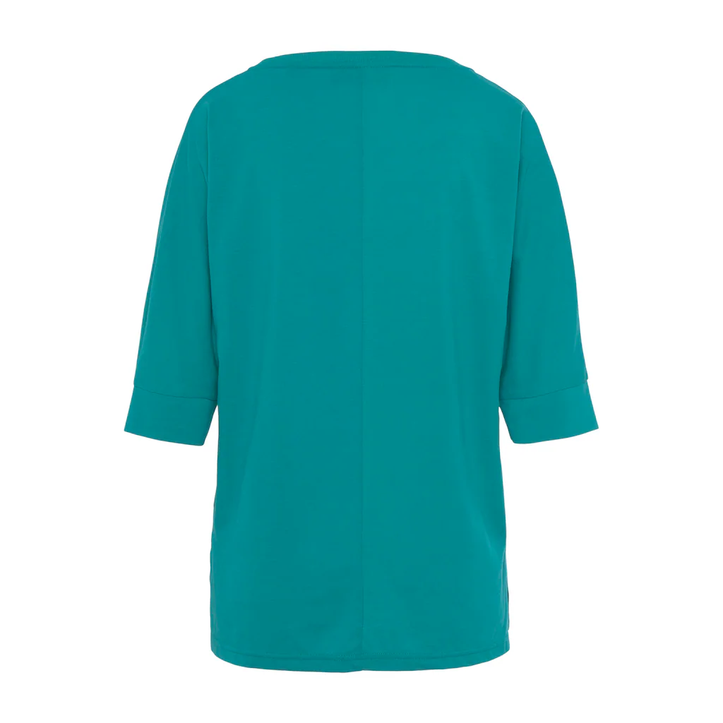 Elbsand 3/4-Arm-Shirt mit Logodruck Baumwoll-Mix lockere Passform Osterangebot