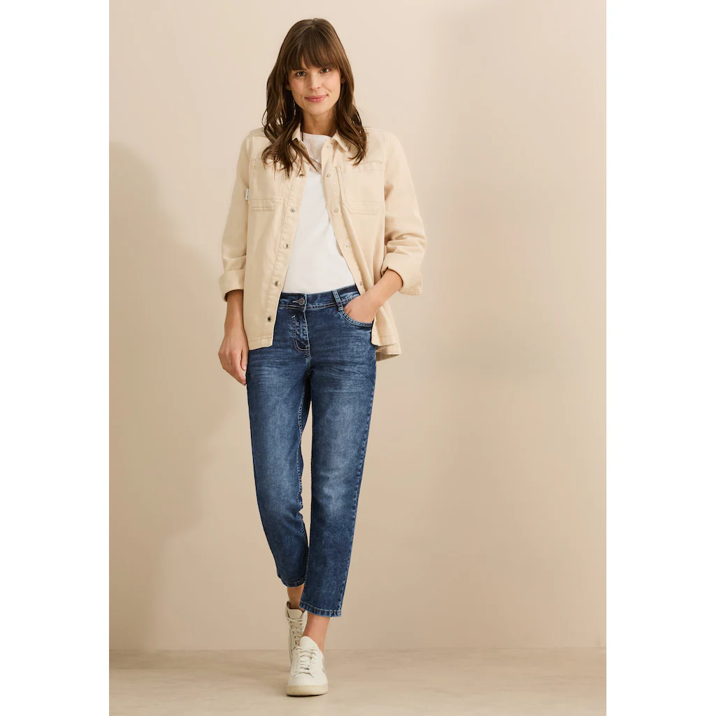 STREET ONE Slim-fit-Jeans aus Baumwolle mit Stretchanteil Vatertagsangebot