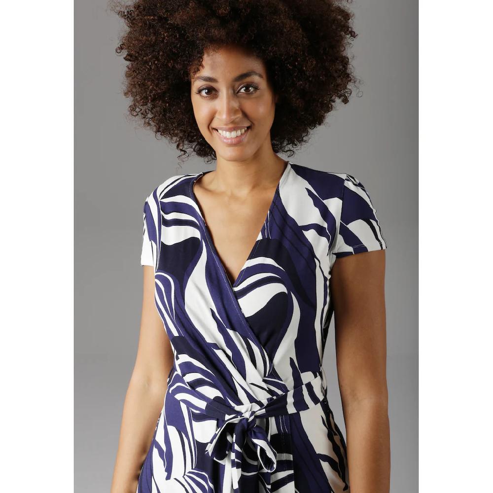 Aniston SELECTED Sommerkleid mit grafischem Druck Sonderangebot der Fabrik