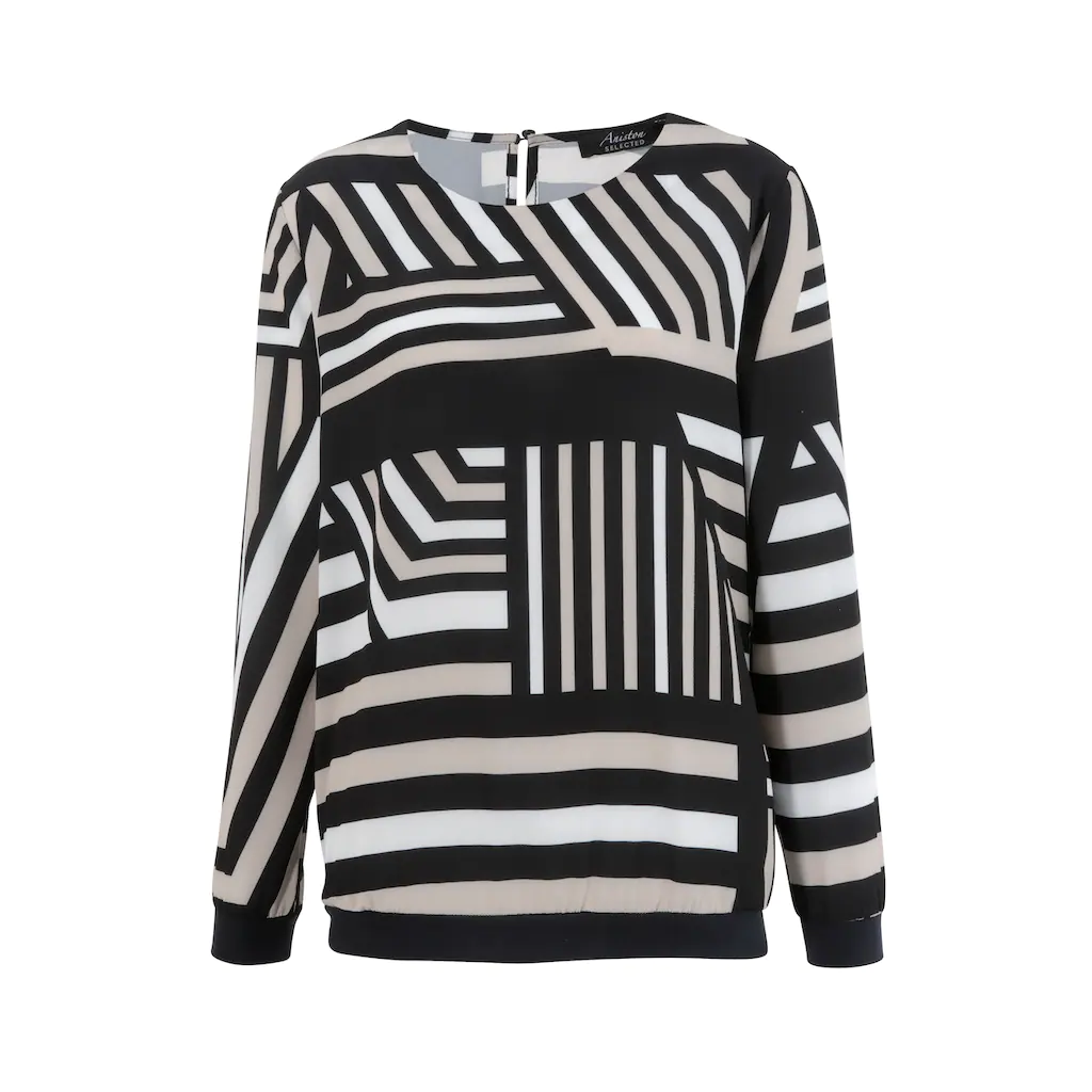 Aniston SELECTED Shirtbluse mit grafischem Muster Kostenloser Versand international