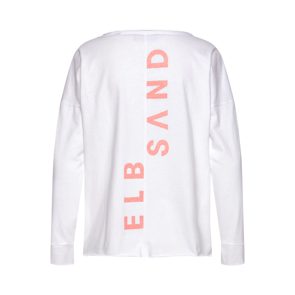 Elbsand Langarmshirt »Raina« mit Logoprint hinten Longsleeve aus Baumwoll-Mix Angebote