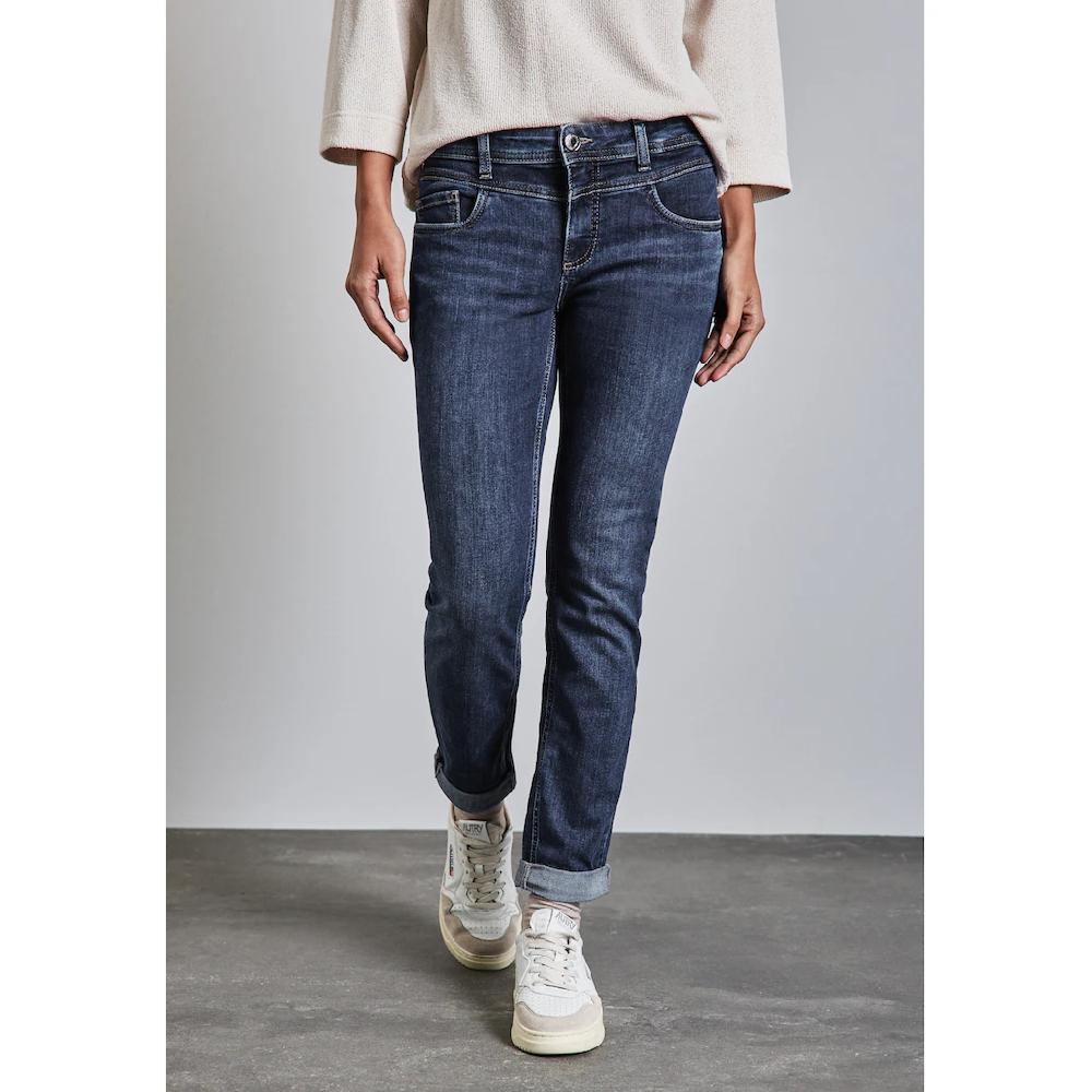STREET ONE Gerade Jeans Middle Waist Günstig kaufen