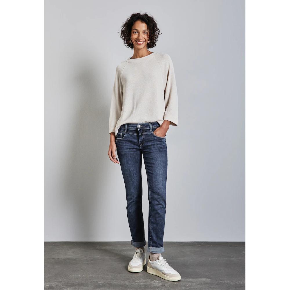 STREET ONE Gerade Jeans Middle Waist Günstig kaufen