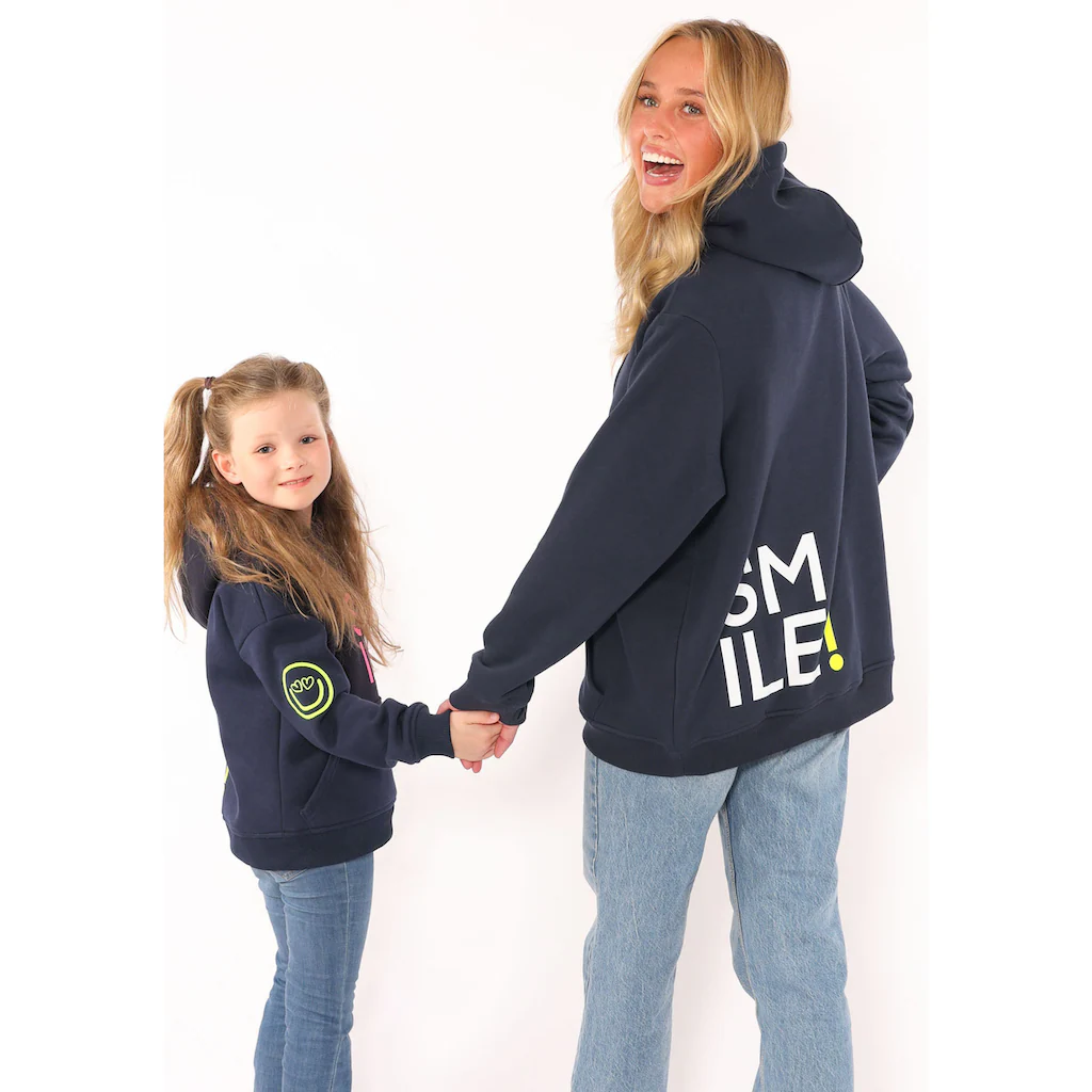 Zwillingsherz Hoodie »"Alissa"« mit SMILE Print Versandkostenfrei