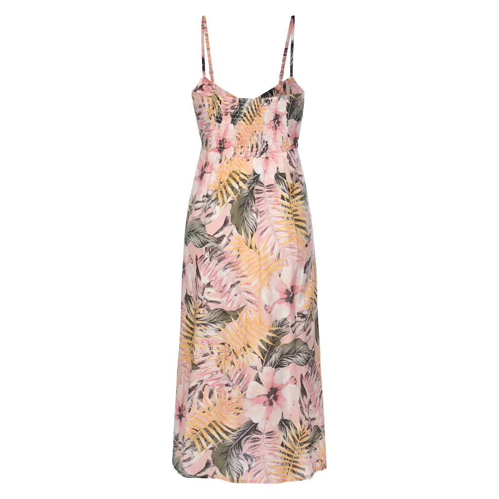 LASCANA Sommerkleid aus Leinenmix Midikleid mit Knopfleiste vorne Strandkleid Online Shopping