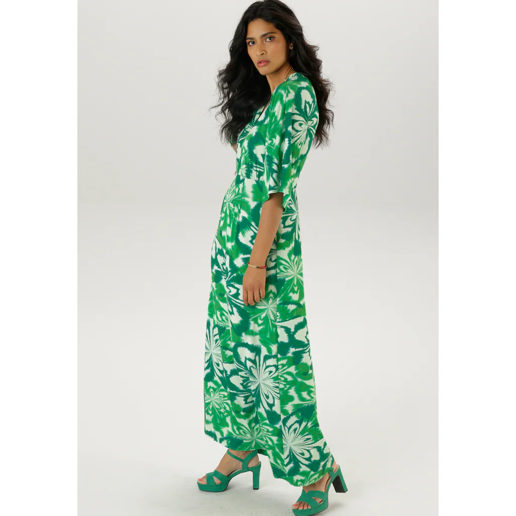 Aniston SELECTED Maxikleid mit weiten 3/4-langen Ärmeln - NEUE KOLLEKTION Valentinstagsangebot