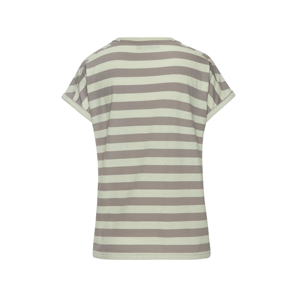 Elbsand T-Shirt »Calisa« mit Streifenmuster sportliches Kurzarmshirt aus Baumwoll-Mix Lagerräumung