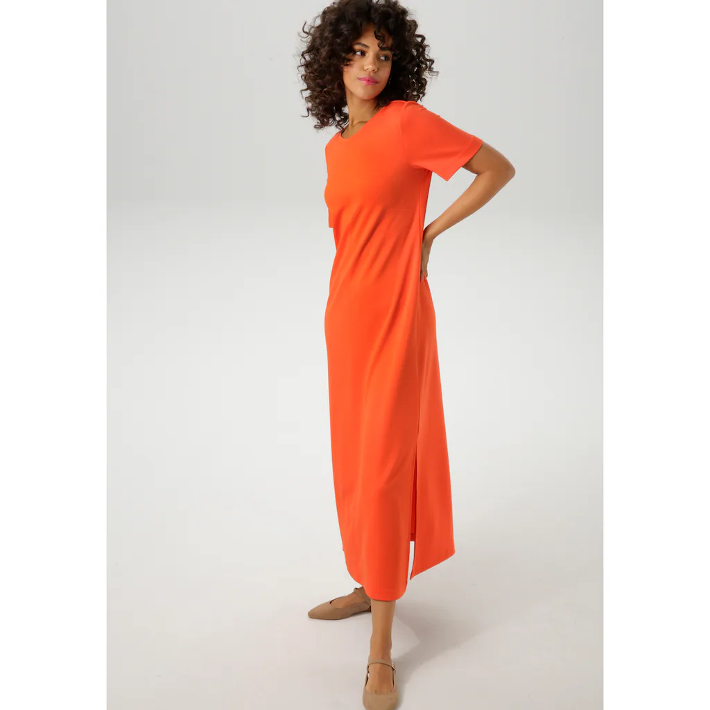 Aniston CASUAL Maxikleid mit Seitenschlitzen - NEUE KOLLEKTION Zeitlich begrenztes Angebot