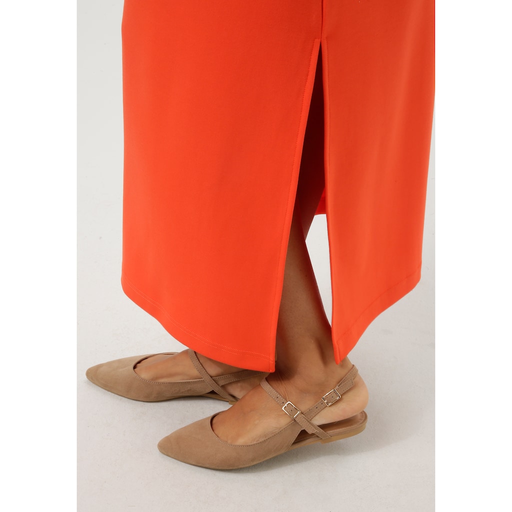 Aniston CASUAL Maxikleid mit Seitenschlitzen - NEUE KOLLEKTION Zeitlich begrenztes Angebot