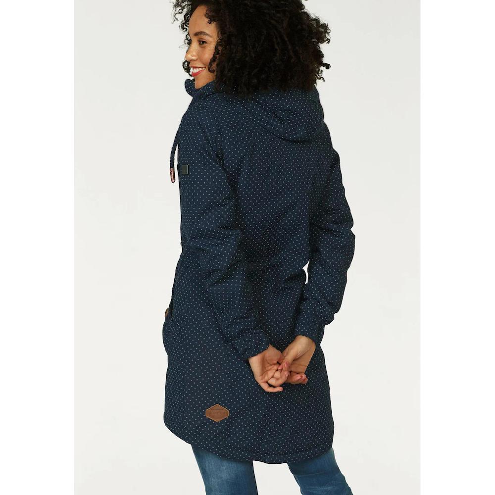 Alife & Kickin Outdoorjacke »CHARLOTTEAKB« mit Kapuze gefütterter Parka Kapuzenjacke durch Bindeband tailliert Räumungsverkauf