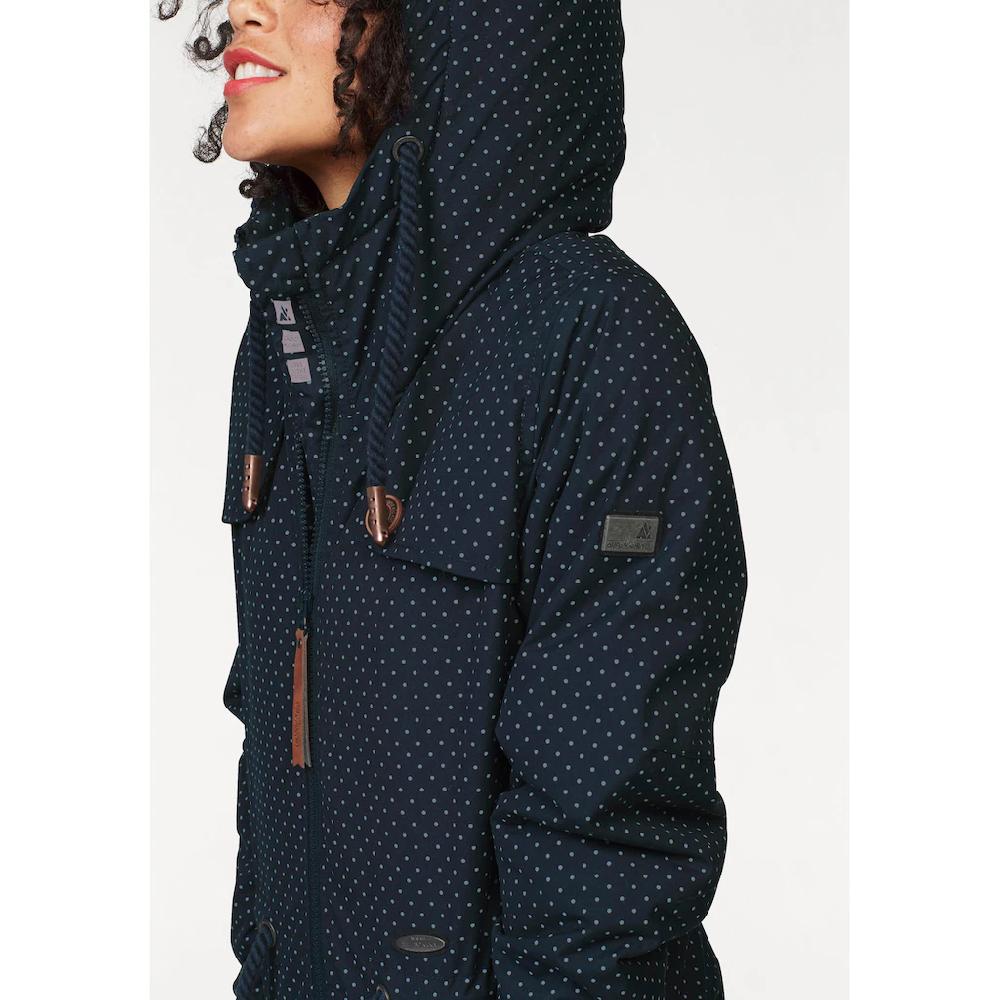 Alife & Kickin Outdoorjacke »CHARLOTTEAKB« mit Kapuze gefütterter Parka Kapuzenjacke durch Bindeband tailliert Räumungsverkauf